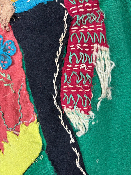 Amazing 1940s Green Mexican Tourist Jacket