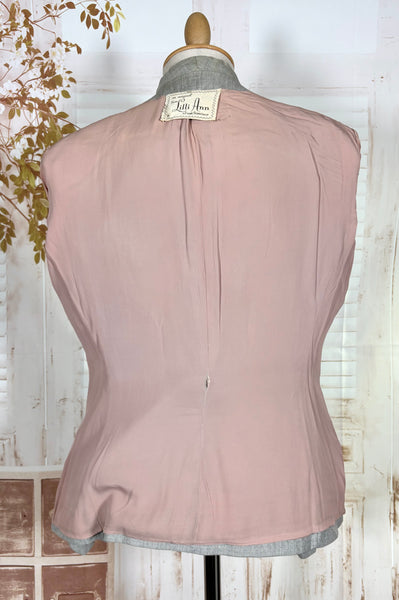 Fabulous Volup 1950s Grey Lilli Ann Blazer