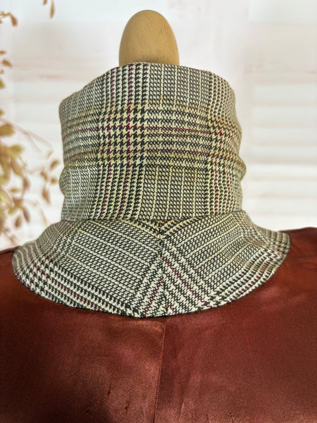 1940s Checked Swing Jacket Suit