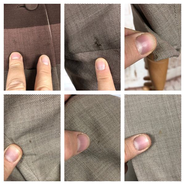 Rare 1950s Striped Lilli Ann Blazer In Earth Tones - Bladerunner Style