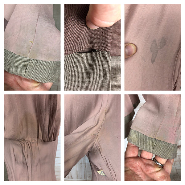 Rare 1950s Striped Lilli Ann Blazer In Earth Tones - Bladerunner Style