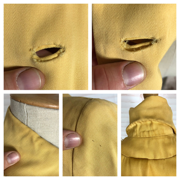 Exquisite 1940s Mustard Yellow Arrow Western Wear Blazer