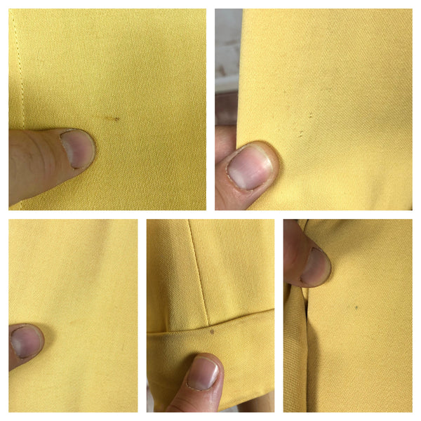 Exquisite 1940s Mustard Yellow Arrow Western Wear Blazer