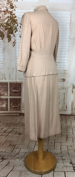 Original 1940s 40s Volup Vintage Summer Suit By Car-O’Lee Of California