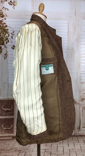Original 1970s Does 1940s Harris Tweed Country Wear Blazer
