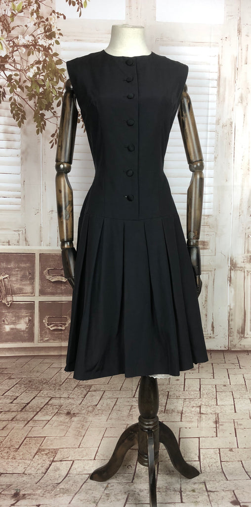 Original 1960s 60s Vintage Black Faille Drop Waist Dress Black Sheep Antiques Original 1960s 60s Vintage Black Faille Drop Waist Dress Black Sheep Antiques