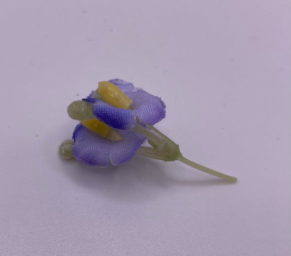 Gorgeous Vintage Purple And Yellow Flower Buttonhole Boutonnière