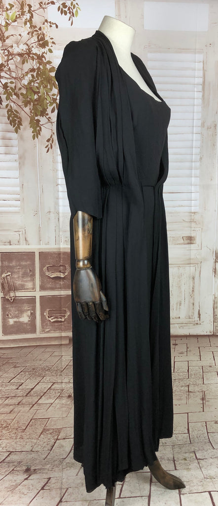 40s black dress Women Vintage 1940s Dress Retro 40s 50s Button Down Business Work A Line Cocktail Dresses Formal Dress Black at Amazon Women's Clothing store