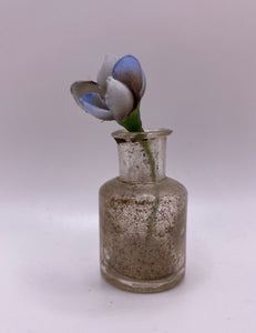 Gorgeous Vintage Pale Blue And White Flower Bud Buttonhole Boutonnière