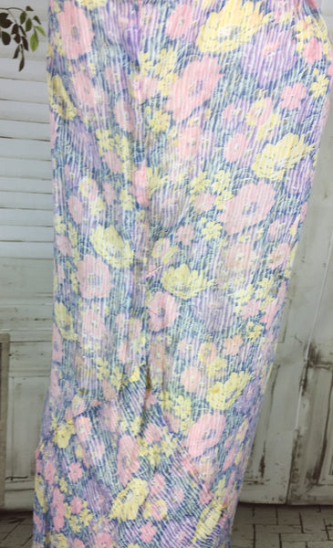 Original 1930s Lawn Cotton Floral Dress