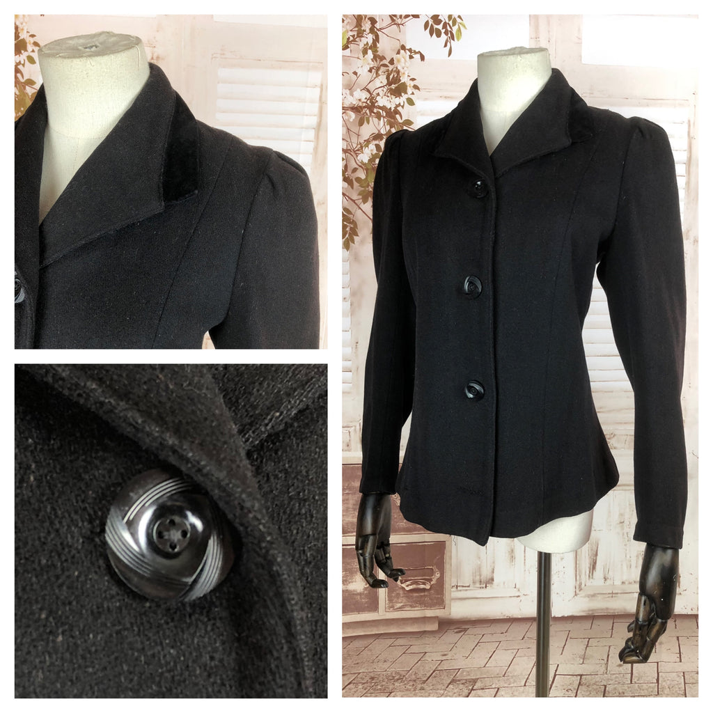 Victorian Ladies Riding Jacket Original Antique Victorian 1890s Black Wool Riding Jacket With Puff Sl ...