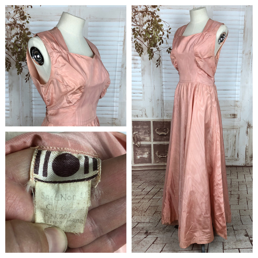 1940's Simplicity Evening Gown in Two Lengths with Scoop neckline and –  Backroom Finds