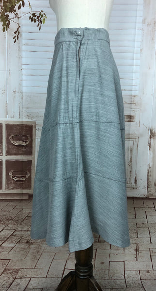 Original Late 1940s 40s Vintage Grey New Look suit by Nancy Wheeling