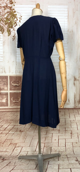 Incredible Original 1930s Vintage Dress And Coat Set With Soutache Details