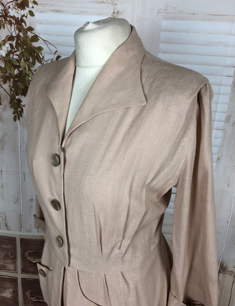 Original 1940s 40s Volup Vintage Summer Suit By Car-O’Lee Of California