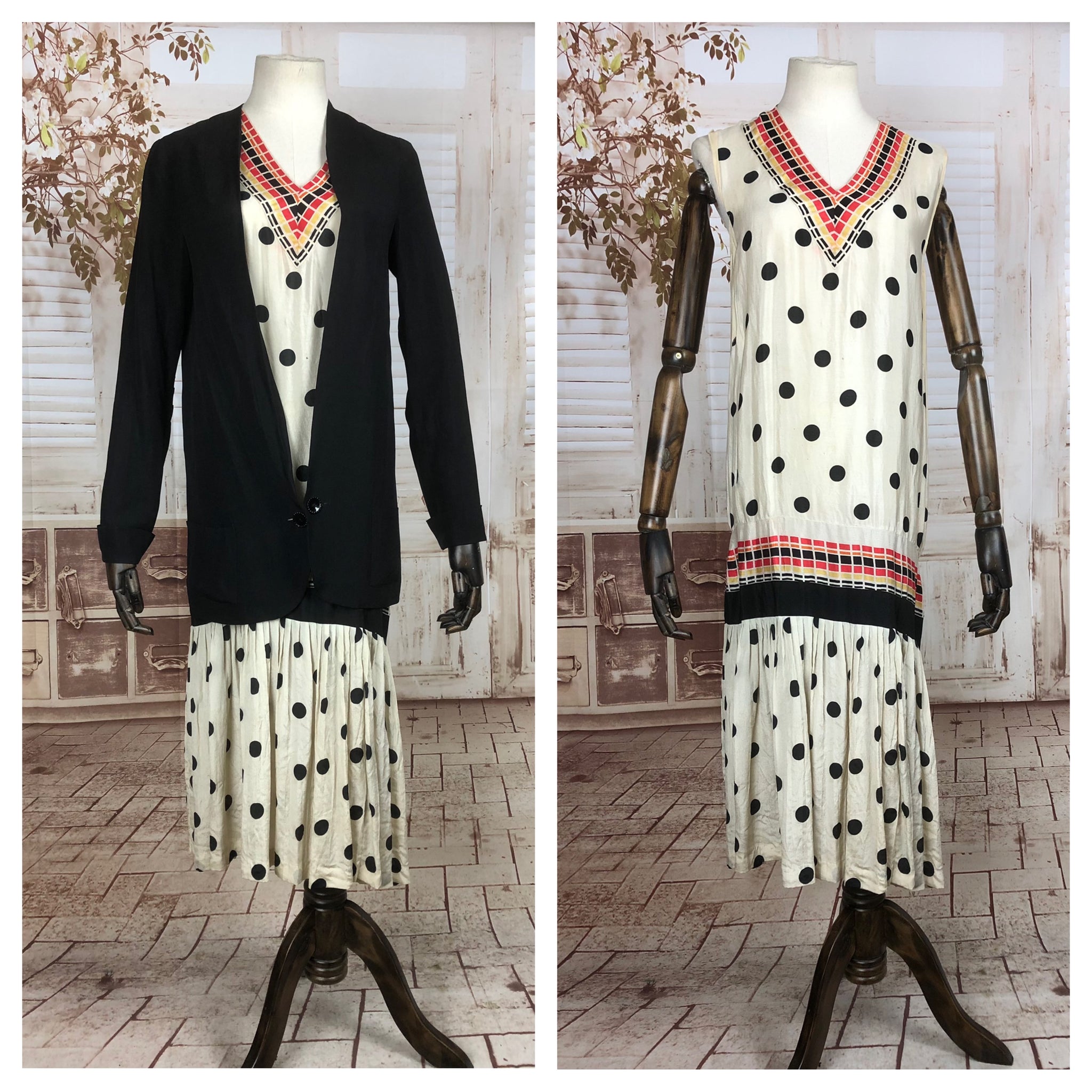 Original Vintage 1920s 20s Silk Drop Waist Dress And Jacket Ensemble Black Sheep Antiques Original Vintage 1920s 20s Silk Drop Waist Dress And Jacket Ensemble Black Sheep Antiques